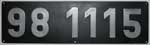 DRG, 98 1115 Niet Alu DRG, mit typischer "5" dieser L�nderbahnloks