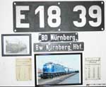 DRG, E18 39 Niet Alu DRG, ein sch�ner Satz