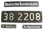 DB, 38 2208 Niet Alu Rund, ein schöner Satz, diese war die letzte P 8 des Bw Husum und der BD Hamburg überhaupt