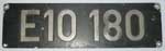 Seitenschild der E10 180 in Ausf�hrung Guss-Alu-Gross.