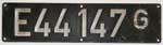 DB, E44 147 G, Guss Alu Gro�, mit gemaltem "G"