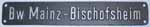 Bw Mainz E-Lok-Schrift, schmal