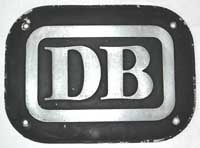 Eigentumsschild DB-Keks, ohne Stempel, Aluguss