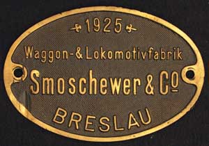 Smoschewer 1925, Messingguss mit Rand