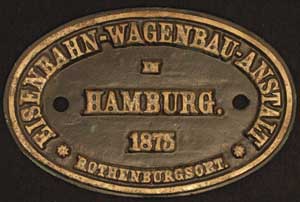 Wagenbau-Anstalt Hamburg 1875, Eisenguss