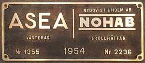  ASEA-NOHAB 1954, Aluguss