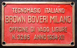 Boveri 3285, 1934, FS von E626 148