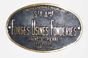 Forges Usines Fonderies 2158, 1955 von Diesellok 85 09
