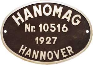 Hanomag 10516, 1927