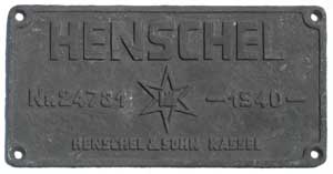 Henschel 24731, 1940, Aluguss, von 50 111