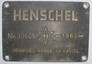 Henschel, von E41 305, Aluguss
