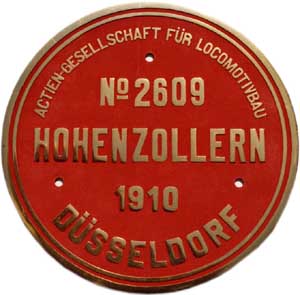 Hohenzollern 2609, 1910