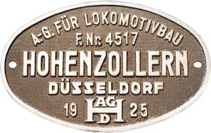 Hohenzollern 4517, 1925