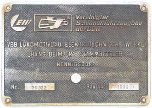 LEW 20322, 1989, Aluguss, Riffelgrund mit Rand, von 143-872-0