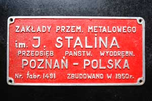 Stalina 1491, 1950, PKP
