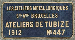 Tubize 447, von 1912 DSB F477