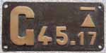 G 45.17 Messing DRG von Baureihe 56.20