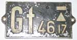 DRo, Gt 46.17, Aluguss mit Rand, von Baureihe 93