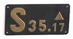 S35.17 Messing DRG von Baureihe 17.10