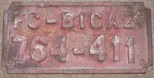 Rum�nien, CFR FC-Bicaz, 764.411, Waldbahnlok, Eisenguss, mit Rand