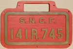 Frankreich, SNCF 141 R 745, Messingguss