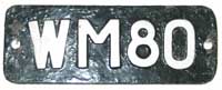 WM80 für Weißmetall 80, Lagermaterial der Dampfloks
