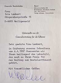Anschreiben Museumslokschild 18 478