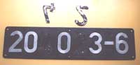 Flschung Lokschild 204 023-6 NAlG