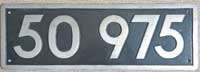 Neuguss Lokschild 50 975