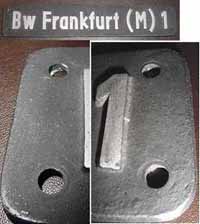 Bw Frankfurt (M) 1, Fälschung