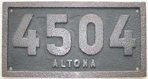 KPEV 4504, Altona, Eisenguss mit Rand