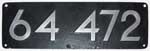 DRB, 64 472 GAlMgSi, Erstbeschilderung