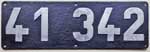Originalschild 41 342 NAlB-HH-Eidelstedt