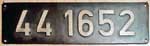 Deutschland (BRD), Lokschild der DB: 44 1652, Niet-Aluminium-Rund. Ein sch�ner Satz.