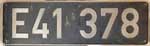 Deutschland (BRD), Lokschild der DB: E41 378, Guss-Aluminium-Groß,Frontschild. Ein schöner Satz mit Zuglaufschildern.