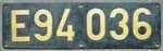 DB, E94 036, Guss-Aluminium-Gro, ein sehr schner Satz mit EDV-Schild