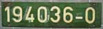 DB, E94 036, Guss-Aluminium-Gro, ein sehr schner Satz mit EDV-Schild