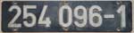 Deutschland (DDR), Lokschild der DRo: 254 096-1, Niet-Aluminium-Gro� (NAlG).