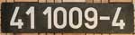 Deutschland (DDR), Lokschild der DRo: 41 1009-4, Niet-Aluminium-Gro (NAlG). Ein sehr schner Satz. Zylinderfabrikschild von 41-010, Tenderfabrikschild von 41-009.