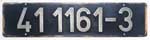 Deutschland (DDR), Lokschild der DRo: 41 1161-3, Niet-Aluminium-Gro� (NAlG). Ein sch�ner Satz.