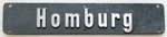 DRG, Bw Homburg, Aluguss, Riffelgrund