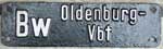 DB, Bw Oldenburg-Vbt, GAlMg3(Cu) RIKO ohne Stempelung/Gusszeichen. Fehlguss, war dennoch im Einsatz!