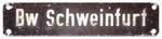 Deutschland (DB), Heimatschild: Bw Schweinfurt, GAl-Schwerteguss.
