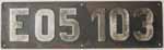 E05 103 Niet-Alu-Breit, Dessauer Ziffern
