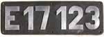 E17 123 Niet-Alu-Breit, Dessauer Ziffern