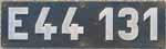 E44 131 in Niet-Alu-Breit, "Dessauer Ziffern", durchgenietet