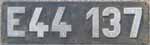 E44 137 in Niet-Alu-Breit, "Dessauer Ziffern", durchgenietet