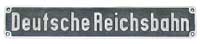 Deutsche Reichsbahn, Aluguss mit Rand, Riffelgrund, 4-Loch von BR V75
