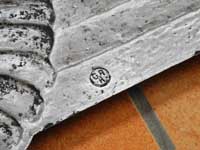 Eigentumsschild Deutsches Reich, Detail