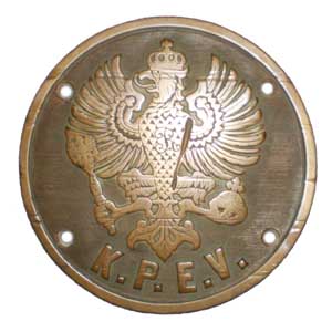 KPEV-Adler aus Messing